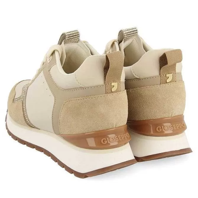 Zapatillas De Deporte De Cuña<Gioseppo Sneakers Nude Detalle Pedreria Y Cuña Interior Para Mujer Debary
