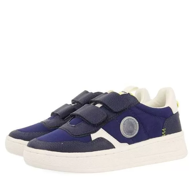 Niñas | Zapatillas<Gioseppo Zapatillas Estilo Retro Azul Marino Con Detalles De Color Para Nina Y Nino Welaka