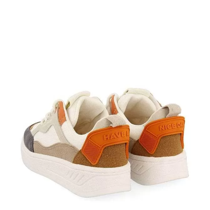 Niños | Zapatillas<Gioseppo Zapatillas Lepaud Boys Color Hueso Con Suela Gruesa