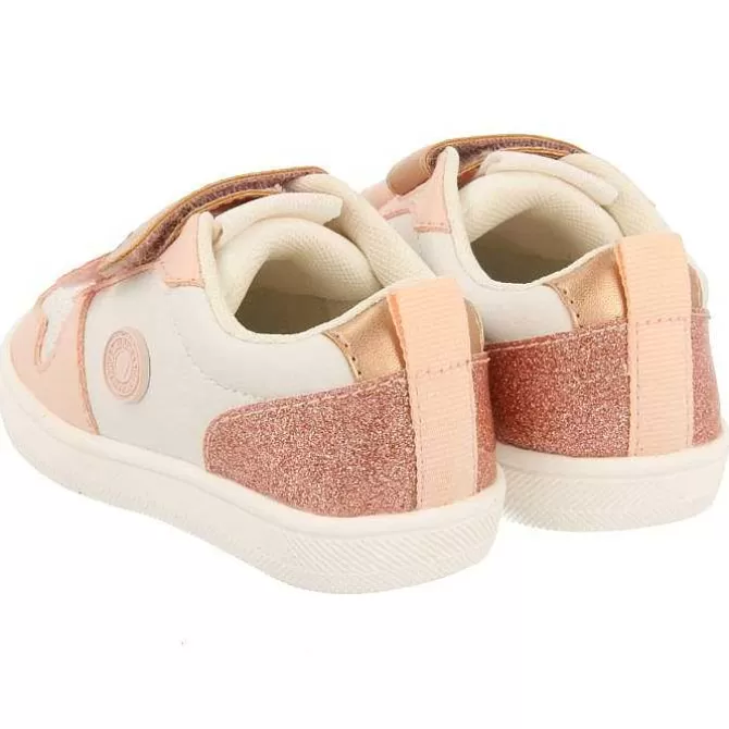 Bebe | Sneakers Bebe Nina<Gioseppo Zapatillas Rosas Con Brillantes Y Detalles Metalicos Para Baby Riddle